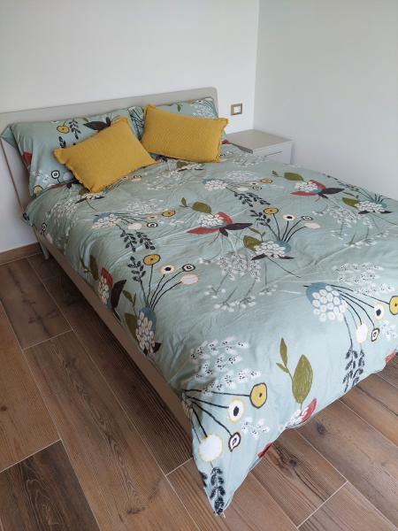 Sleeping area in the Crandola holiday home